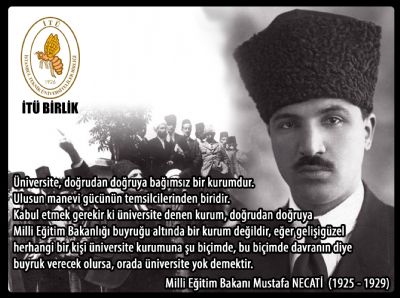 Birinde Atatürk’ün milli eğitim bakanı
