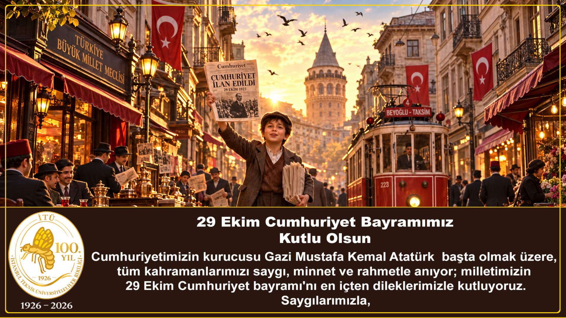 29 Ekim Cumhuriyet Bayramımız Kutlu Olsun