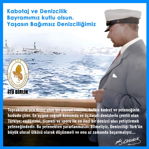 Kabotaj ve Denizcilik Bayramımız kutlu olsun