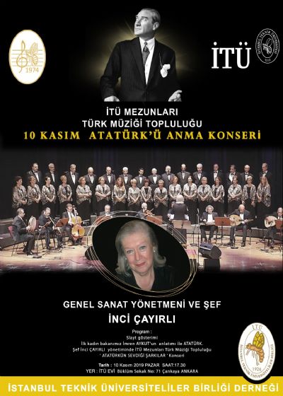 10 Kasım Atatürk`ü anma konseri