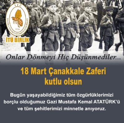 18 Mart Çanakkale Zaferinin 106. YılıKultu Olsun