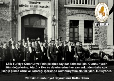 29 Ekim Cumhuriyet Bayramımız Kutlu Olsun