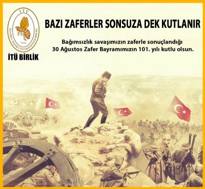30 Ağustos Zafer Bayramımızın 101. Yılı Kutlu Olsun