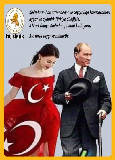 8 Mart Dünya Kadınlar günümüz kutlu olsun