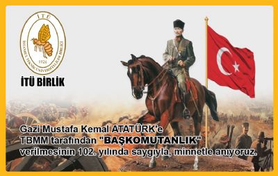 Atatürk`e Başkomutanlık verildi