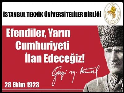 Cumhuriyetimizin 100. yılı kutlu olsun