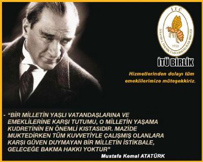 Emekliler haftası kutlu olsun