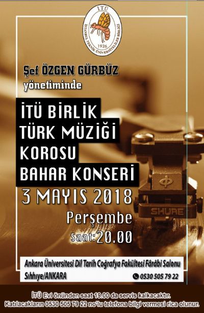 İTÜ Birlik Türk Müziği Korous Bahar Konseri