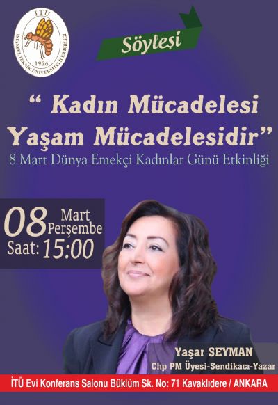 Kadın mücadelesi yaşam mücadelesidir