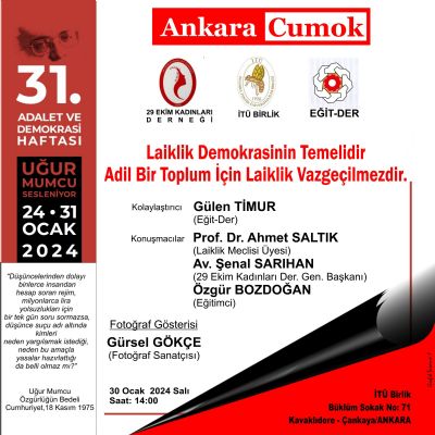 Laiklik Demokrasinin Temelidir, Adil Bir Toplum İçin Laiklik Vazgeçilmezdir