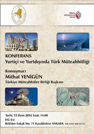 Mithat Yenigün | Yurt İçi Ve Yurt Dışında Türk Müteahitliği