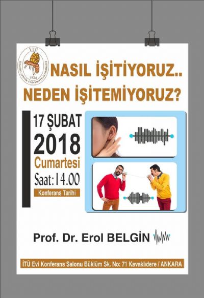 Prof. Dr. Erol Belgin | Nasıl işitiyoruz, Neden işitemiyoruz?