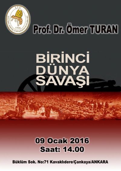 Prof. Dr. Ömer Turan | Birinci Dünya Savaşı