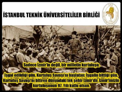 Sadece İzmir`in değil, bir milletin kurtuluşu