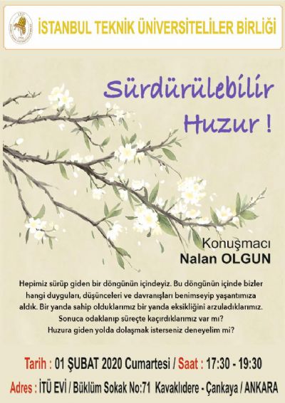 Sürdürülebilir Huzur - Nalan Olgun - Söyleşi