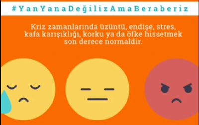 Yanyana değiliz ama beraberiz
