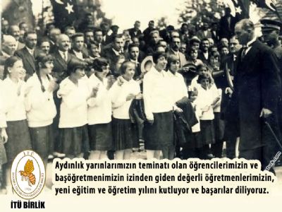 Yeni öğretim yılında tüm öğrenci ve öğretmenlerimize başarılar dileriz