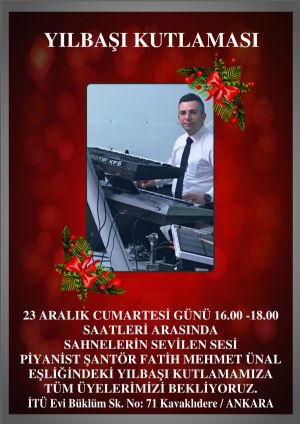 Yeniyıl Kutlaması 23 Aralık Cumartesi